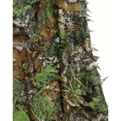 3D Maple Leaf Camouflage Cloak One-Size-Fits-All Design, Mesh Hood, Perfect for Outdoor Activities, Birdwatching, Hunting, Stealth Games
