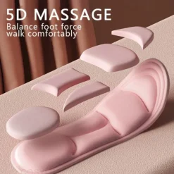 5D Massage Memory Foam Insoles For Shoes Sole Breathable Cushion Sport Running Insoles For Feet Orthopedic Insoles