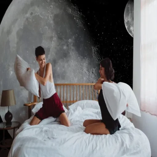 3D Mural Wallpaper Solar System Galaxy Planet Wall Sticker Covering Print Peel and Stick Removable PVC / Vinyl Material Self Adhesive / Adhesive Required Wall Decor Wall Mural for Living Room Bedroom