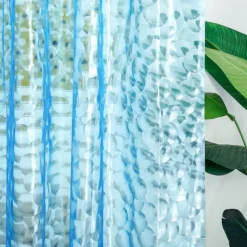3D PEVA Shower Curtain Liner Waterproof 180x180cm 70