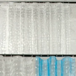 3D PEVA Shower Curtain Liner Waterproof 180x180cm 70