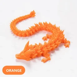 3D Printed Crystal Dragon Gem Dragon 3D Articulated Dragon Toys Rotatable and Dragon Chinese Flexible Realistic Ornament