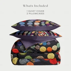 3D Quilt Art Pattern Duvet Cover Set Ducvet Cover Set Soft 3-Piece Luxury Cotton Bedding Set Home Decor Gift King Queen Duvet Cover