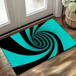 3D Vortex Doormat Kitchen Mat Floor Mat Non-Slip Area Rug Oil Proof Rug Indoor Outdoor Mat Bedroom Decor Bathroom Mat Entrance Rug Optical Illusion