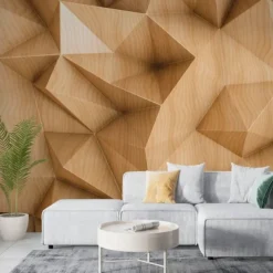 3D Wood Mural Wallpaper Wall Sticker Covering Print Peel and Stick PVC / Vinyl Material Self Adhesive / Adhesive Required Wall Decor Wall Mural for Living Room Bedroom