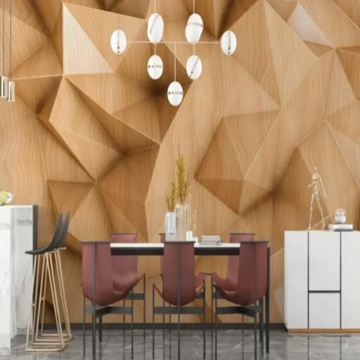 3D Wood Mural Wallpaper Wall Sticker Covering Print Peel and Stick PVC / Vinyl Material Self Adhesive / Adhesive Required Wall Decor Wall Mural for Living Room Bedroom