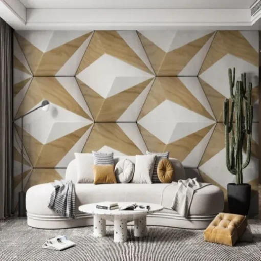 3D Wood Mural Wallpaper Wall Sticker Covering Print Peel and Stick PVC / Vinyl Material Self Adhesive / Adhesive Required Wall Decor Wall Mural for Living Room Bedroom