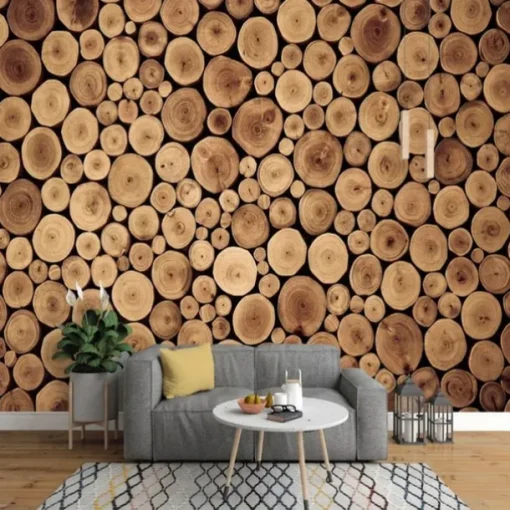 3D Wood Mural Wallpaper Wall Sticker Covering Print Peel and Stick PVC / Vinyl Material Self Adhesive / Adhesive Required Wall Decor Wall Mural for Living Room Bedroom