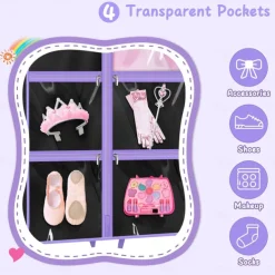 Dance Garment Bags for Dancers with 4 Pockets Garment Bags for Dance Costumes 40