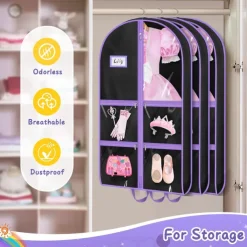 Dance Garment Bags for Dancers with 4 Pockets Garment Bags for Dance Costumes 40