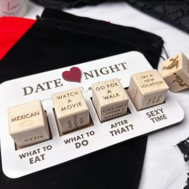 Date Night Dice After Dark Edition | 5th Anniversary Gift | Couples Gift | Wedding or Engagement Gift-Valentine's Day Gift