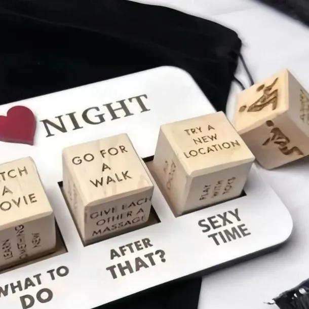 Date Night Dice After Dark Edition | 5th Anniversary Gift | Couples Gift | Wedding or Engagement Gift-Valentine's Day Gift