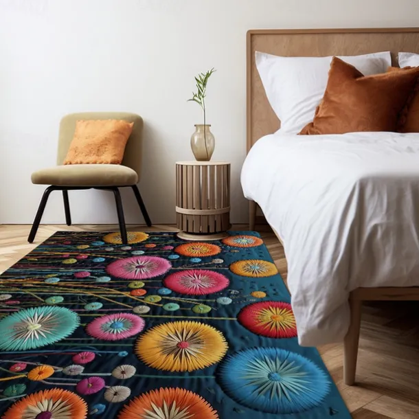 Deadlion Quilting Area Rug Kitchen Mat Non-Slip Oil Proof Floor Mat Livingroom Rug Indoor Outdoor Mat Bedroom Decor Bathroom Mat Entrance Rug Door Mat