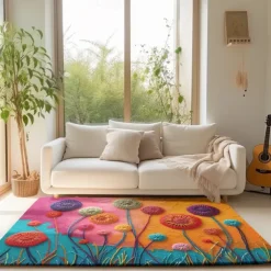 Deadlion Quilting Area Rug Kitchen Mat Non-Slip Oil Proof Floor Mat Livingroom Rug Indoor Outdoor Mat Bedroom Decor Bathroom Mat Entrance Rug Door Mat