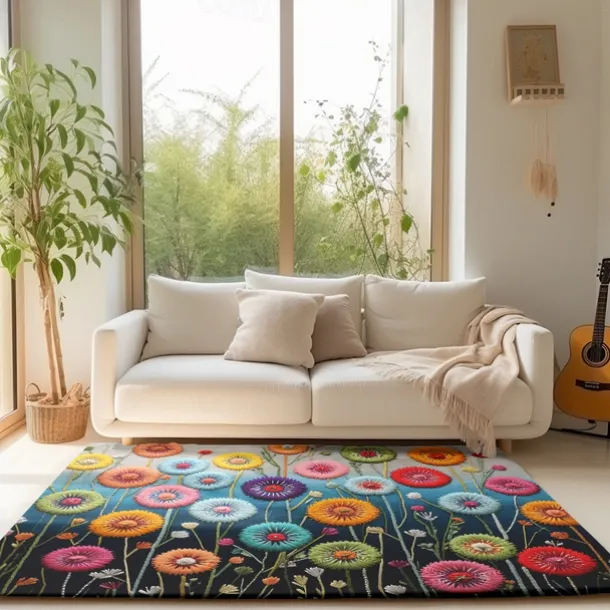 Deadlion Quilting Area Rug Kitchen Mat Non-Slip Oil Proof Floor Mat Livingroom Rug Indoor Outdoor Mat Bedroom Decor Bathroom Mat Entrance Rug Door Mat