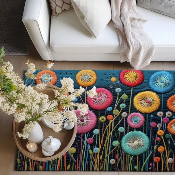 Deadlion Quilting Area Rug Kitchen Mat Non-Slip Oil Proof Floor Mat Livingroom Rug Indoor Outdoor Mat Bedroom Decor Bathroom Mat Entrance Rug Door Mat