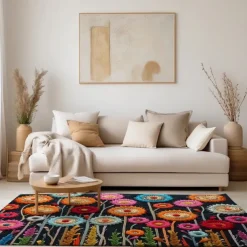 Deadlion Quilting Area Rug Kitchen Mat Non-Slip Oil Proof Floor Mat Livingroom Rug Indoor Outdoor Mat Bedroom Decor Bathroom Mat Entrance Rug Door Mat