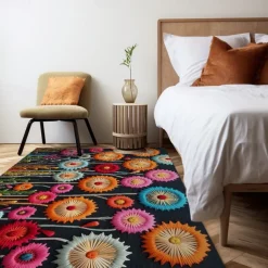 Deadlion Quilting Area Rug Kitchen Mat Non-Slip Oil Proof Floor Mat Livingroom Rug Indoor Outdoor Mat Bedroom Decor Bathroom Mat Entrance Rug Door Mat