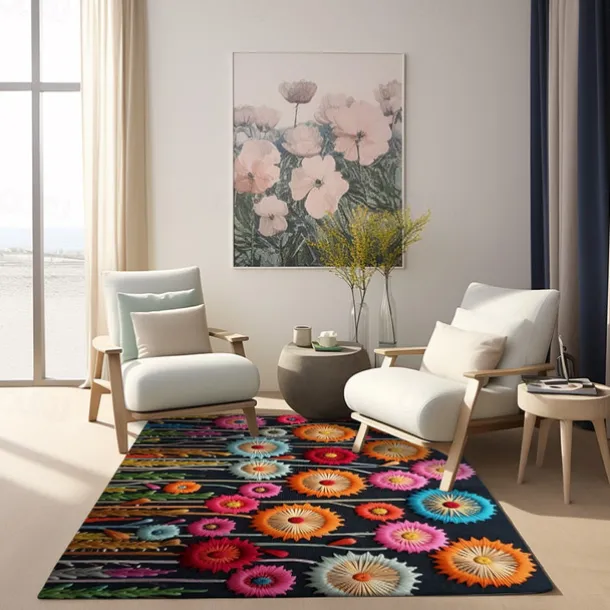 Deadlion Quilting Area Rug Kitchen Mat Non-Slip Oil Proof Floor Mat Livingroom Rug Indoor Outdoor Mat Bedroom Decor Bathroom Mat Entrance Rug Door Mat