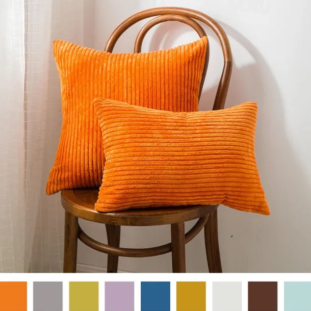 Decorative Toss Pillows Fall Throw Pillow Covers Simple Northern Europe Short Plush Solid Colored Home Office Pillow Case Cover Living Room Bedroom Sofa Cushion Cover Pink Blue Sage Green