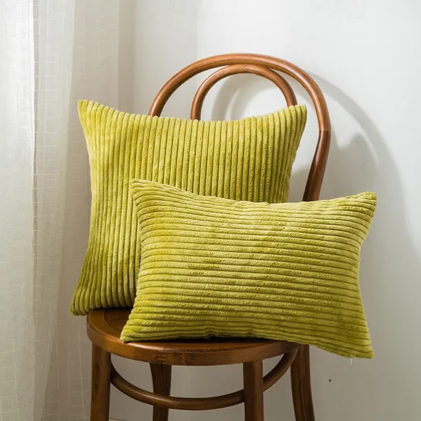 Decorative Toss Pillows Fall Throw Pillow Covers Simple Northern Europe Short Plush Solid Colored Home Office Pillow Case Cover Living Room Bedroom Sofa Cushion Cover Pink Blue Sage Green