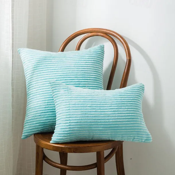 Decorative Toss Pillows Fall Throw Pillow Covers Simple Northern Europe Short Plush Solid Colored Home Office Pillow Case Cover Living Room Bedroom Sofa Cushion Cover Pink Blue Sage Green