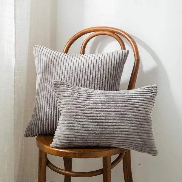 Decorative Toss Pillows Fall Throw Pillow Covers Simple Northern Europe Short Plush Solid Colored Home Office Pillow Case Cover Living Room Bedroom Sofa Cushion Cover Pink Blue Sage Green