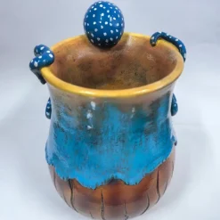 Deep Blue Octopus Mug, Resin Coffee Cup with 3D Tentacle Design, Nautical Themed Drinkware, Unique Gift for Ocean Lovers & Home Decor