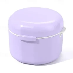 Denture Case, Denture Box, Retainer Holder Box, Denture Storage Case