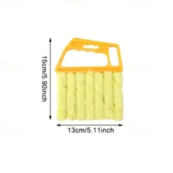 Detachable and Washable Blinds Cleaning Brush - Remove Dust and Dirt from Air Conditioner Outlets and Fans with Ease!