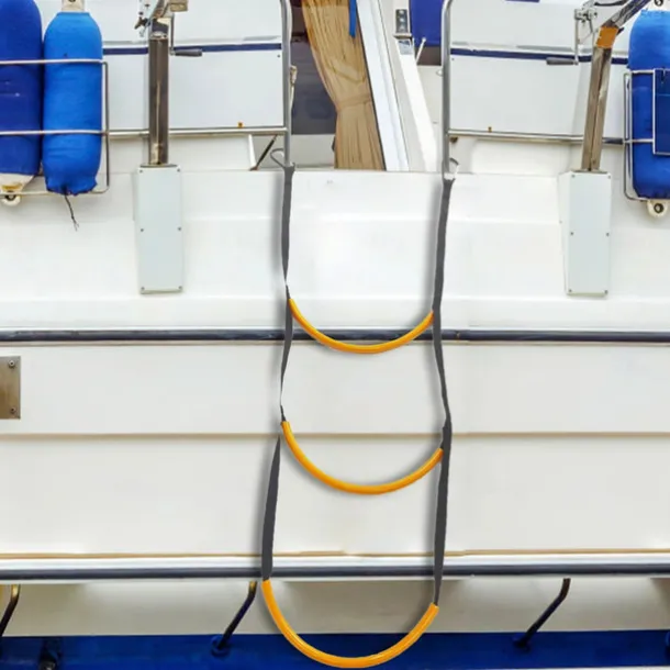 Detachable Rope Ladder For Lnflatable Boats,Jet Skis, Cruise, Assist Boat Folding Ladder