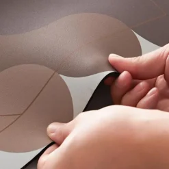 Diatomaceous Earth Bath Mat Non-slip Arcute Marble Pattern Super Absorbent Toilet Door Quick-Drying Foot Mat Entry Door Mat Non-Slip Mat