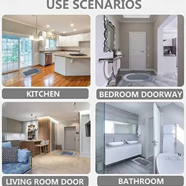 Diatomaceous Earth Bath Mat Super Absorbent Toilet Door Quick-Drying Foot Mat Entry Door Mat Non-Slip Mat