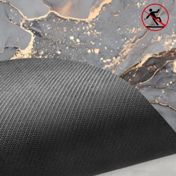 Diatomaceous Earth Bath Mat Semicircle Marble Super Absorbent Toilet Door Quick-Drying Foot Mat Entry Door Mat Non-Slip Mat