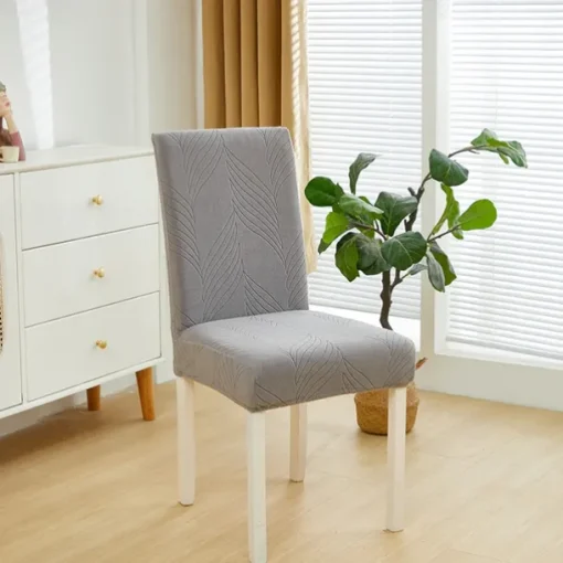 Dining Chair Cover for Home Polar Fleece Fabric Chair Cover Stretch Slipcovers Seat Chair Covers