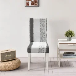 Dining chair Cover For Home Polar Fleece Fabric Chair Cover Stretch Slipcovers Seat Chair Covers