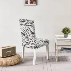 Dining chair Cover For Home Polar Fleece Fabric Chair Cover Stretch Slipcovers Seat Chair Covers