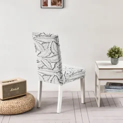 Dining chair Cover For Home Polar Fleece Fabric Chair Cover Stretch Slipcovers Seat Chair Covers