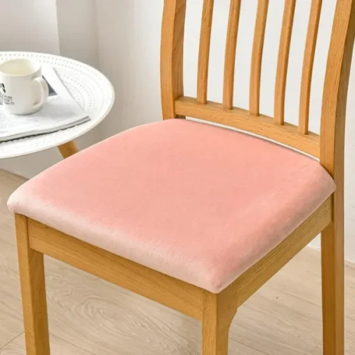 Dining Chair Cover Stretch Chair Seat Slipcover Elastic Chair Protector For Dinning Party Hotel Wedding Soft Removable Washable