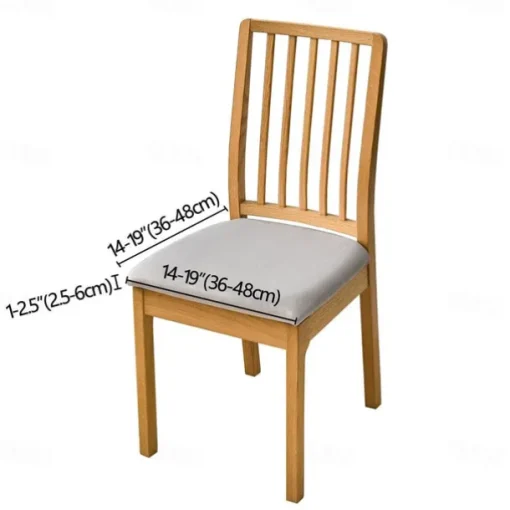 Dining Chair Cover Stretch Chair Seat Slipcover Elastic Chair Protector For Dinning Party Hotel Wedding Soft Removable Washable