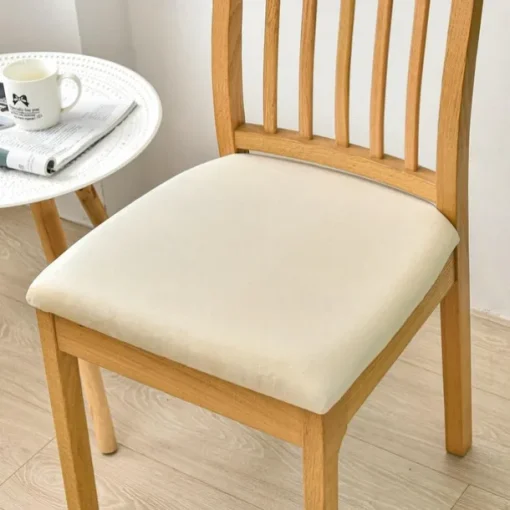 Dining Chair Cover Stretch Chair Seat Slipcover Elastic Chair Protector For Dinning Party Hotel Wedding Soft Removable Washable