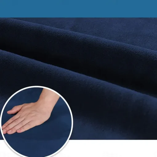 Dining Chair Cover Stretch Chair Seat Slipcover Velvet Soft Plain Solid Color Durable Washable Furniture Protector For Dining Room Party