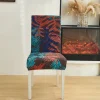 Dining Chair Cover Super Fit Stretch Removable Washable Short Dining Chair Protector Cover Seat Slipcover for Hotel Dining Room Ceremony Banquet Wedding Party