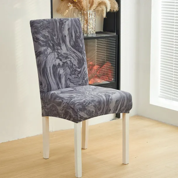 Dining Chair Cover Super Fit Stretch Removable Washable Short Dining Chair Protector Cover Seat Slipcover for Hotel Dining Room Ceremony Banquet Wedding Party