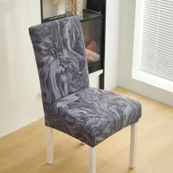 Dining Chair Cover Super Fit Stretch Removable Washable Short Dining Chair Protector Cover Seat Slipcover for Hotel Dining Room Ceremony Banquet Wedding Party