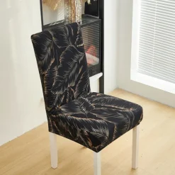 Dining Chair Cover Super Fit Stretch Removable Washable Short Dining Chair Protector Cover Seat Slipcover for Hotel Dining Room Ceremony Banquet Wedding Party