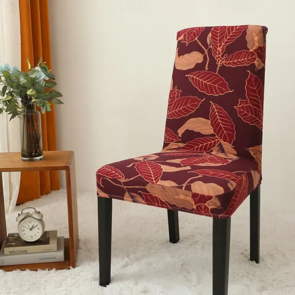 Dining Chair Cover Super Fit Stretch Removable Washable Short Dining Chair Protector Cover Seat Slipcover for Hotel Dining Room Ceremony Banquet Wedding Party