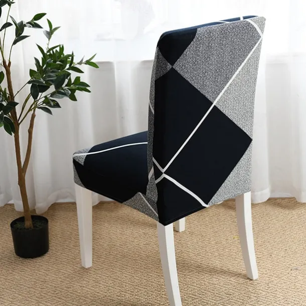 Dining Chair Cover Super Fit Stretch Removable Washable Short Dining Chair Protector Cover Seat Slipcover for Hotel Dining Room Ceremony Banquet Wedding Party
