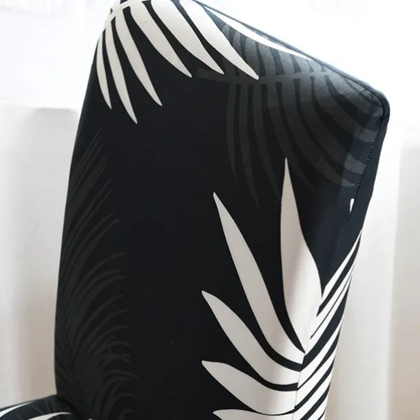 Dining Chair Cover Super Fit Stretch Removable Washable Short Dining Chair Protector Cover Seat Slipcover for Hotel Dining Room Ceremony Banquet Wedding Party