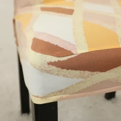 Dining Chair Cover Super Fit Stretch Removable Washable Short Dining Chair Protector Cover Seat Slipcover for Hotel Dining Room Ceremony Banquet Wedding Party